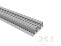 Os perfis anodizados do diodo emissor de luz da parede expulsaram largura de 10mm com difusor acrílico IP44