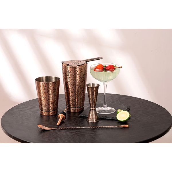 Неразрывный коктейль из нержавеющей стали Шейкер в стиле барокко Шейкер из Бостона