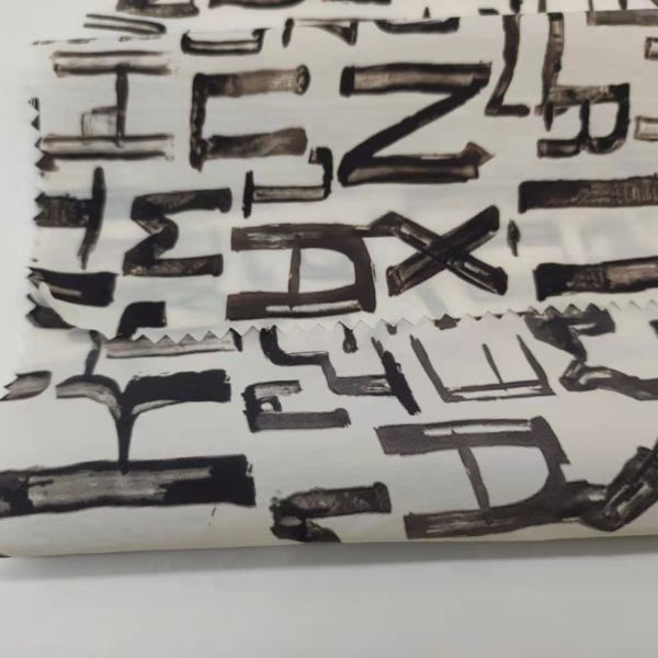 Нейлон 100% напечатал тефлон 15Dx15D 35gsm доказательства ткани Microfiber УЛЬТРАФИОЛЕТОВЫЙ