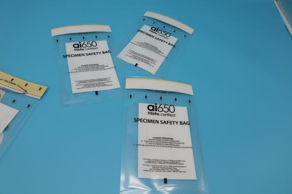 Specimen Packaging 95kPa Biohazard Bag , UN3373 Transportation Kits
