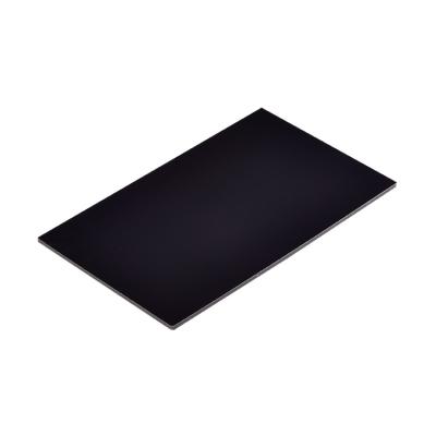 Painel composto de alumínio Matt Black Thickness do Signage do sanduíche 3mm