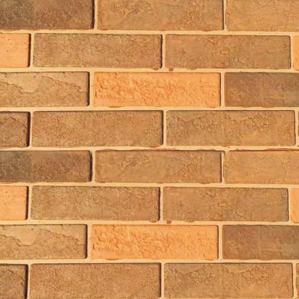 a separação flexível fina exterior do azulejo de 3D Matt 4mm imita a resistência do envelhecimento do tijolo