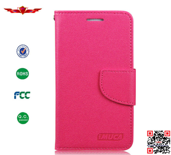 Wholesale 100% Quality Guaranteed PU Flip Wallet Leather Cover Cases For HTC ONE M7
