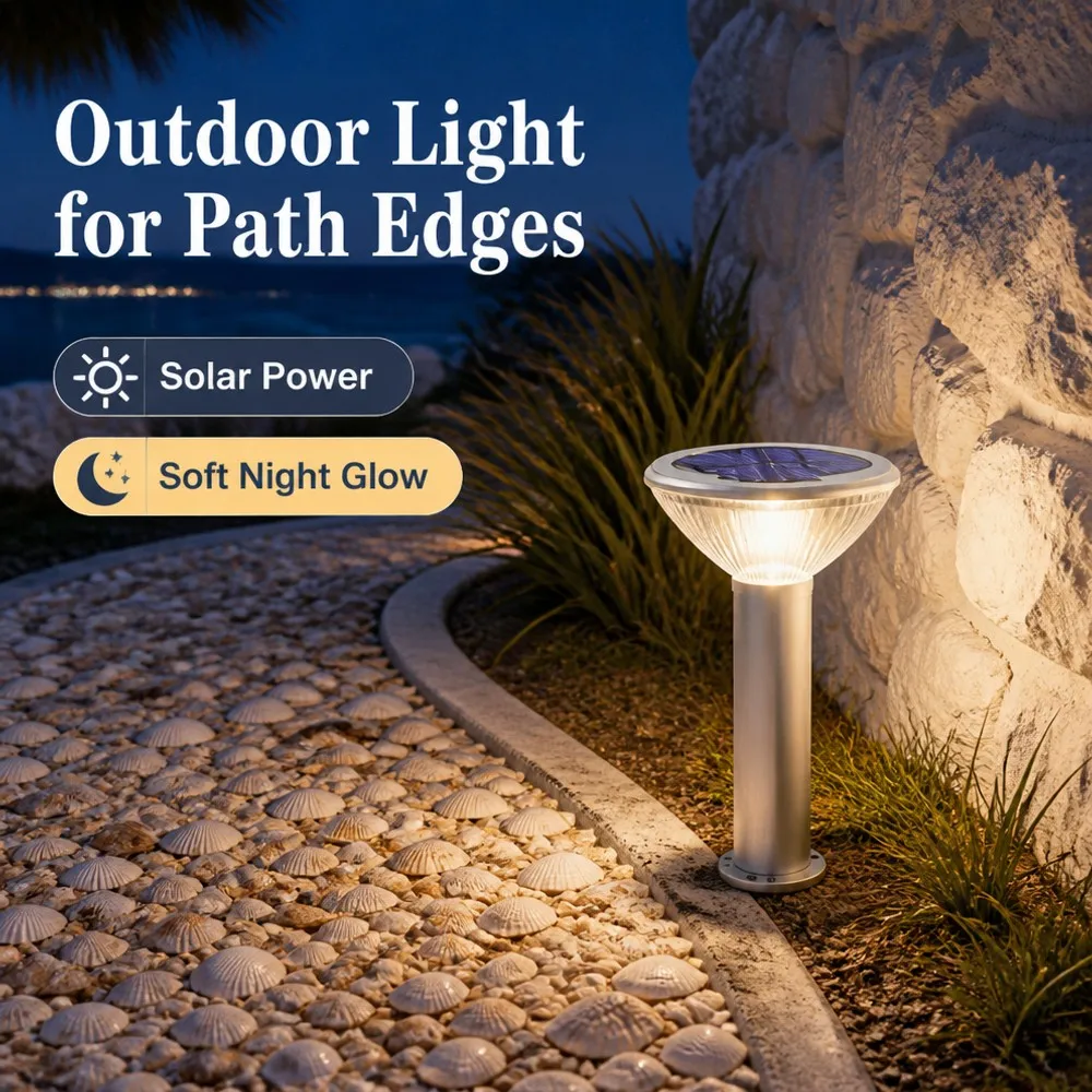 Multi Mount Solar LED Garden Light IP65 Waterproof Wide Coverage for Parks Pathways