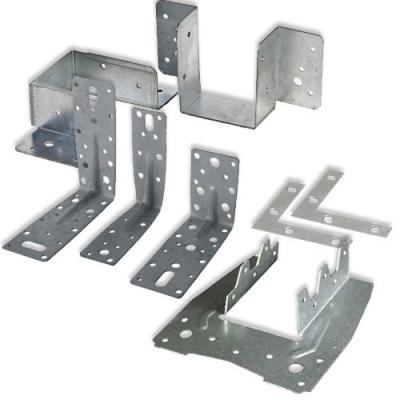 Multi Shaped Steel Wood Timber Connectors Bracket Joist Hangers Metal Accessories Timber Connectors