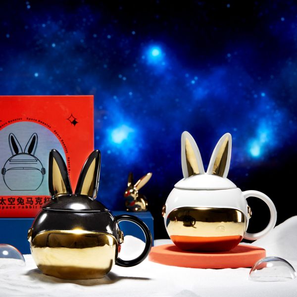 Готовы к отправке на складе Подарочные керамические милые 3D-лицо животных в форме кофейных кружек