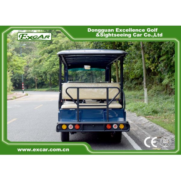 Autobús eléctrico de visita turístico de excursión eléctrico verde de mini China del bus turístico del autobús del seater de EXCAR 14 nuevo en venta