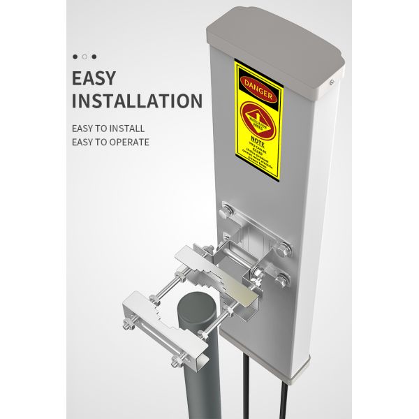 Базовая станция 4G LTE Антенна 2300 МГц для внешней панельной связи в цвете Грега