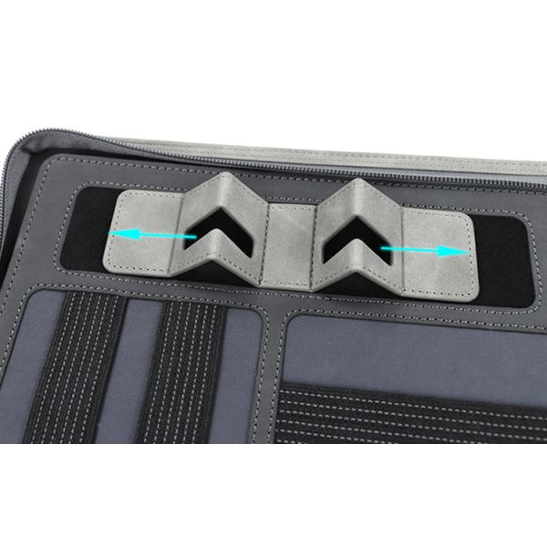 Универсальное кожаное портфолио связывателя, портативная промелькнутая папка конференции