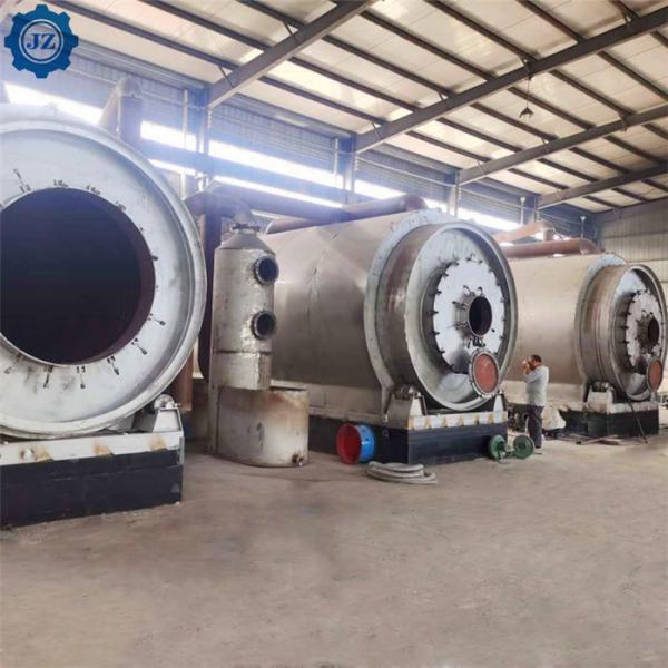 turnkey project Fully Automatic Continuous Waste Plastic Tyre Pyrolysis To Oil Machine