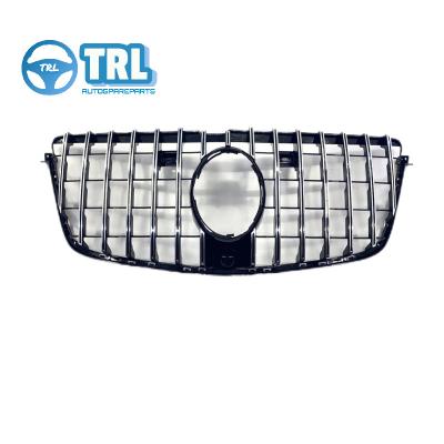 A1668800785 Mercedes Benz W166 Grille Assembly Black / White / Chrome ABS Plastic