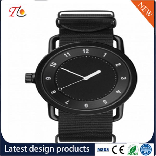 Wholesale Woven Watch with Alloy Case and Custom Logo Fashion Watch Woven Strap Movement Watch Sport Watch