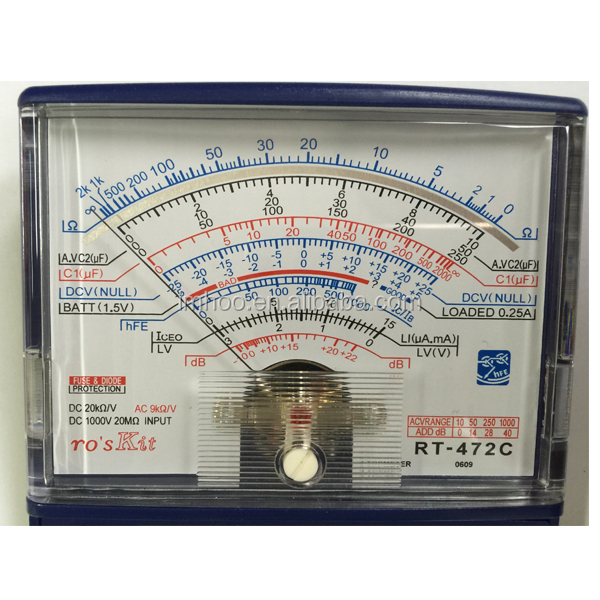 472C Analogue Multimeter Analog Meter 0.1-1000V Measuring Voltage Range