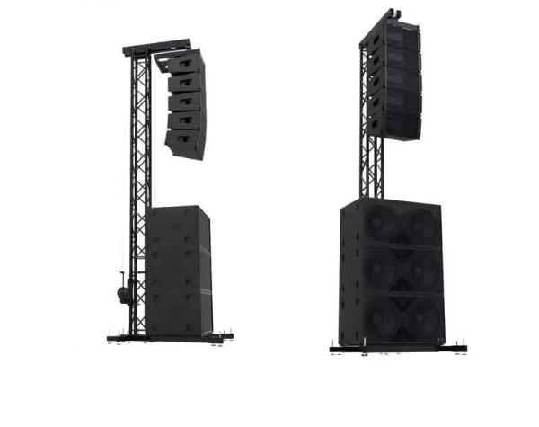 Portable Audio Line Array Lift Tower Square Triangle Aluminum Alloy Truss Speaker Tower