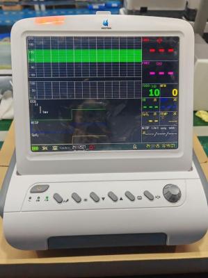 12'' CTG Maternal Fetal Monitor Perinatal Uterine Contraction Twin Monitoring FAS Labor Delivery