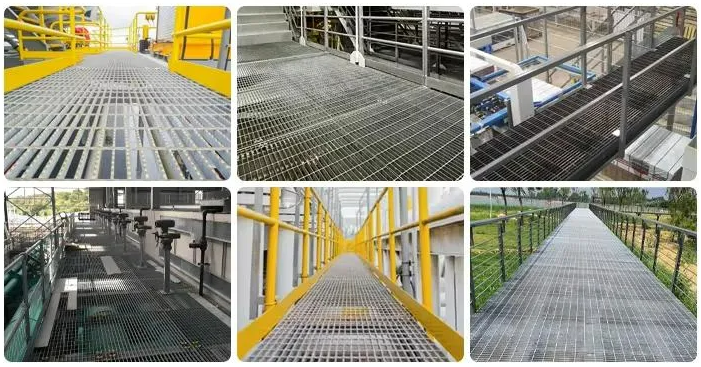 Hot-DIP Galvanized Steel Grating for Trench Drain Channel with Heavy Load Bearing Open Grid Assembly