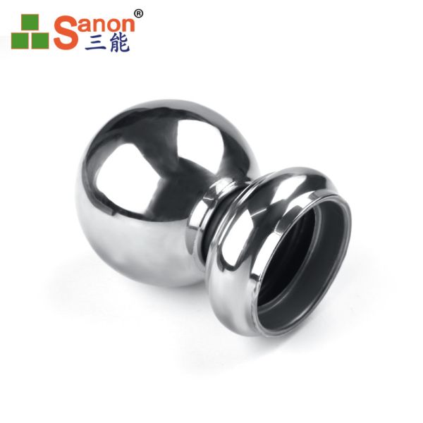 316 Stainless Steel Hollow Ball Handrail Ball Empty In Bottom Silver / Golden