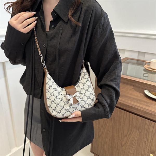 UNDERARM BAG ARC DE TRIOMPHE BAG FEMALE SPRING AND SUMMER SHOULDER BAG ALL-IN-ONE CRESCENT BAG SENIOR SENSE RETRO CROSSB