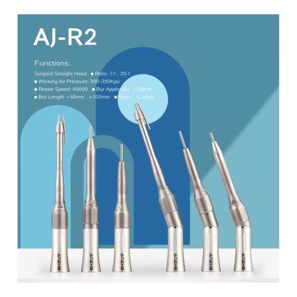 Dental Surgical Handpiece Dental Oral Low Speed Handpiece 20 Degree 1/1 Surgrey Straight Handpiece