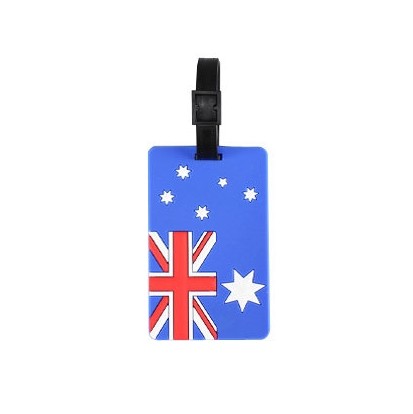 Wholesale Custom Soft PVC Travel Name Tag Personalized Silicone Luggage Tag