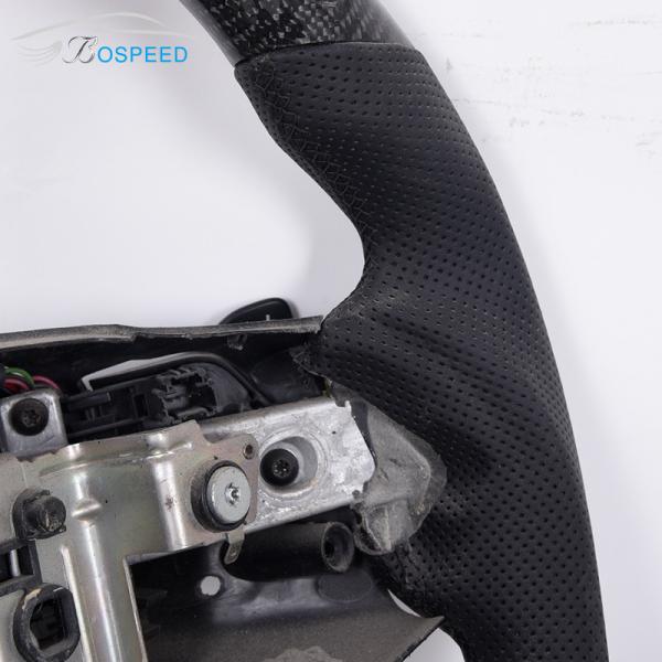 F150 LED Display Real Carbon Fiber Steering Wheel Gloss Black Ford
