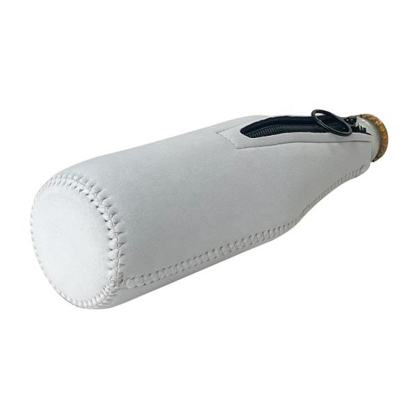 Refroidisseurs à sublimation avec logo personnalisé avec fermeture éclair - Refroidisseur de canette à sublimation 12 oz