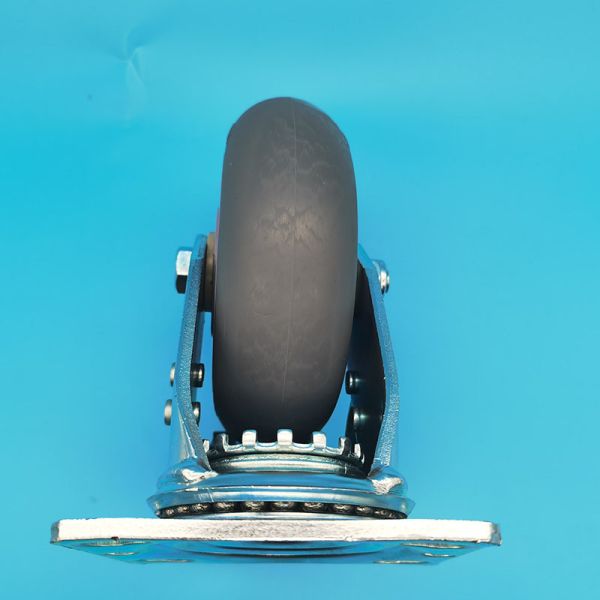 Industrial Heavy Duty Casters Wheels Load Bearing Tpr Rubber Core Casters Singel 6 Lockable Rigid Swivel  Equipment Workstations