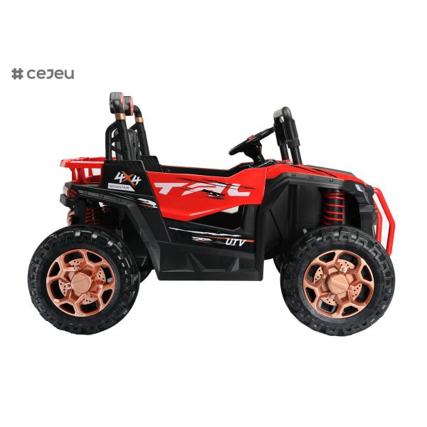 Приведенный в действие Езд-на UTV с потолком, дети едут на тележке, езде детей электрической на дистанционном управлении родителя автомобиля