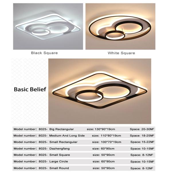 Flush monted Acrylic ceiling lights for Indoor home Lighting Fixtures (WH-MA-84)