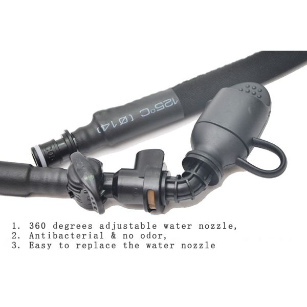 Foldable Silicone Water Bag Safety Large Capacity For Hiking Riding Mountaineering