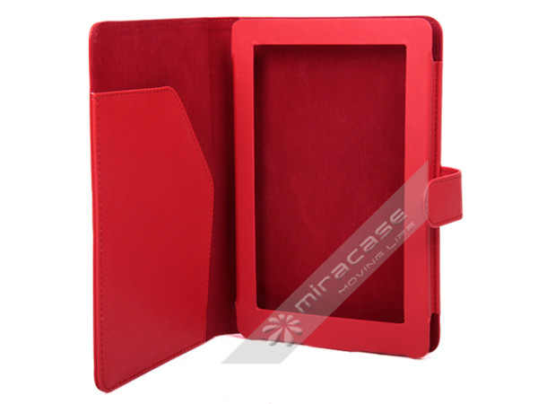 Custom  OEM Durable PU Functional  Red Hard 7 Inch Tablet Sleeve