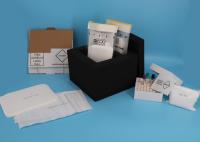 Flexo que imprime a caixa médica do espécime de Tyvek para o transporte