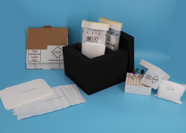 Equipamento de conveniência de transporte de amostras de qualidade para produtos de tubo sanguíneo