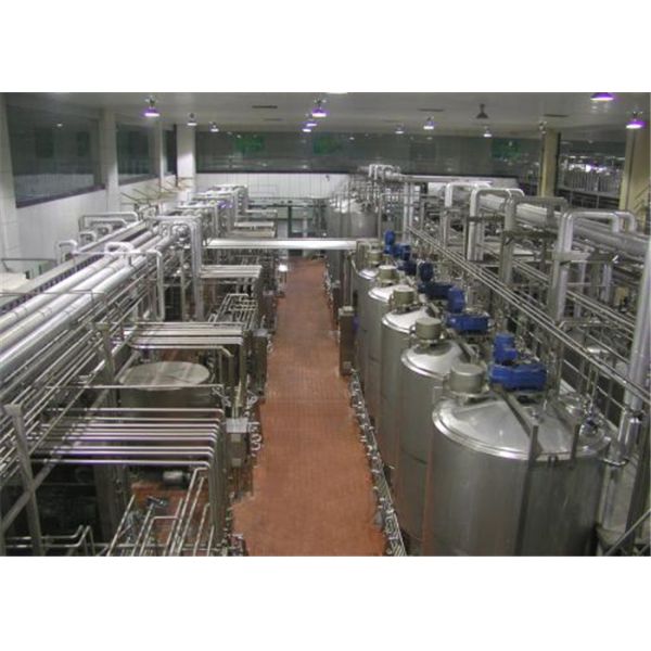 Fully Automatic Yogurt Production Line 1000L Flavored Cheese Processing Machine