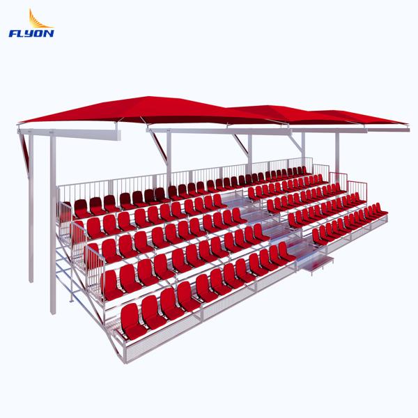 Modular Folding Stadium Seat with Metal Frame and Shelter