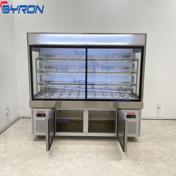 Hotpot Commercial Showcase Refrigerator Multi Deck Display Chiller