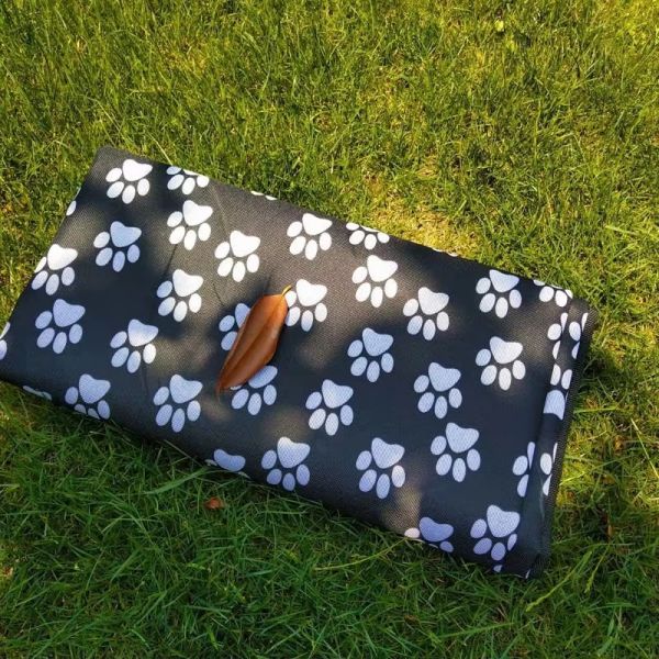 Customized Dog Back Seat Covers Durable Pet Car Seat Covers With Leash Folding Feeding Bowl