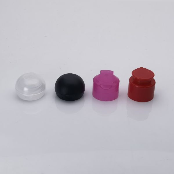 20MM Plastic Flip Top Cap Glass Bead Shape Bottle Cap Body Care