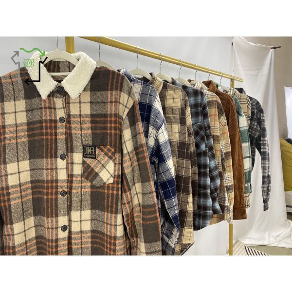 Adults Second Hand Shirts Mixed Style Mixed Winter Lining Dressing For Men Women
