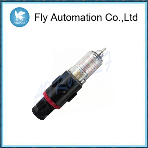 Pneumatic Black Air Compressor Filter Regulator Aluminum Alloy 1 / 4 0.26kg