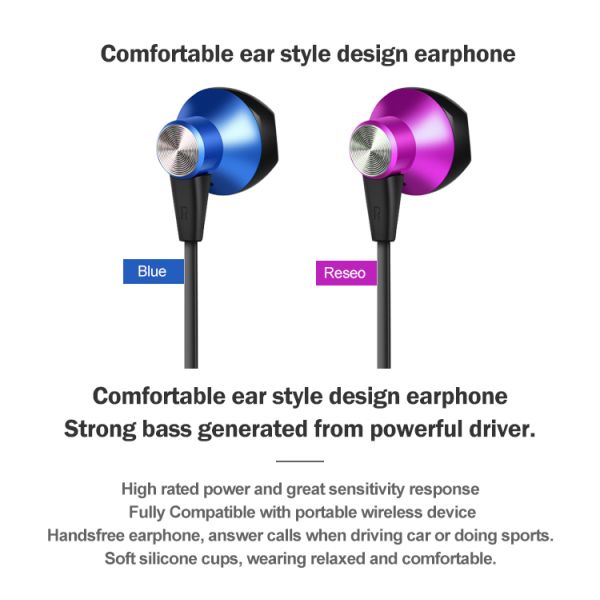 113db In Ear Headset Sport Stereo Earphone Powerful Sound IPX4 Waterproof With Mic
