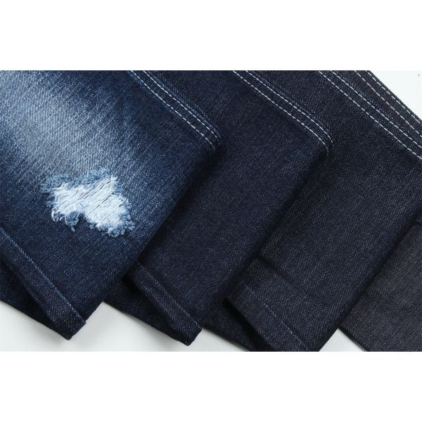 Tejido de mezclilla 100% algodón teñido con cuerda para jeans clásicos de hombre