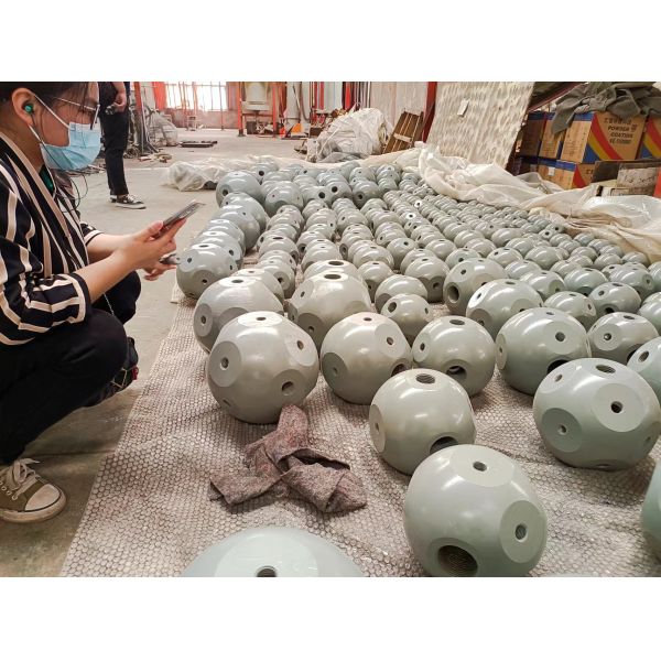 Оцинкованный Q345 Космическая рама Сборка узлов для стальной конструкции и космической рамы