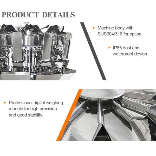 Weigher комбинации высокой точности для пластмасс Hareware медицины еды