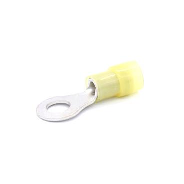 Insulated Nylon Ring Terminal With Brazed Seam Double Crimp DIN 46237 0.2-2.5mm2