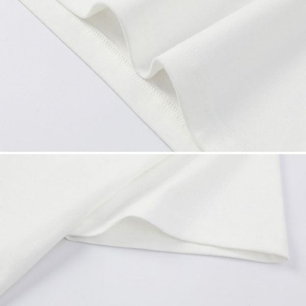 Le T-shirt 100% des hommes courts occasionnels de douille de nouveau d'été de coton collier de rond