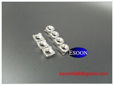 M4-0.7 Carbon Steel DIN 928 Square Weld Nut,Plain surface,Grade 8