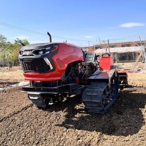 50 Hp Agricultural Crawler Tractor Remote Control Orchard Greenhouse Micro