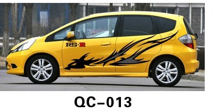Various size The Default Color Car Body Sticker QC-013A