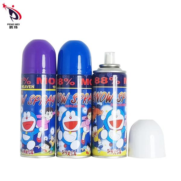 250ml Doraemon Artificial Snow Spray Christmas Party Supplies White Foam